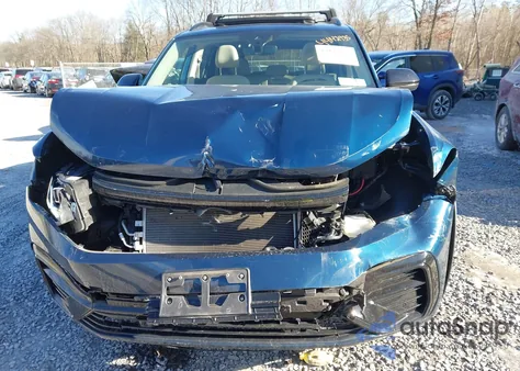 2022 Volkswagen Atlas 3.6L V6 Sel R-Line Black from USA, damaged, VIN 1V2SR2CA7NC559290